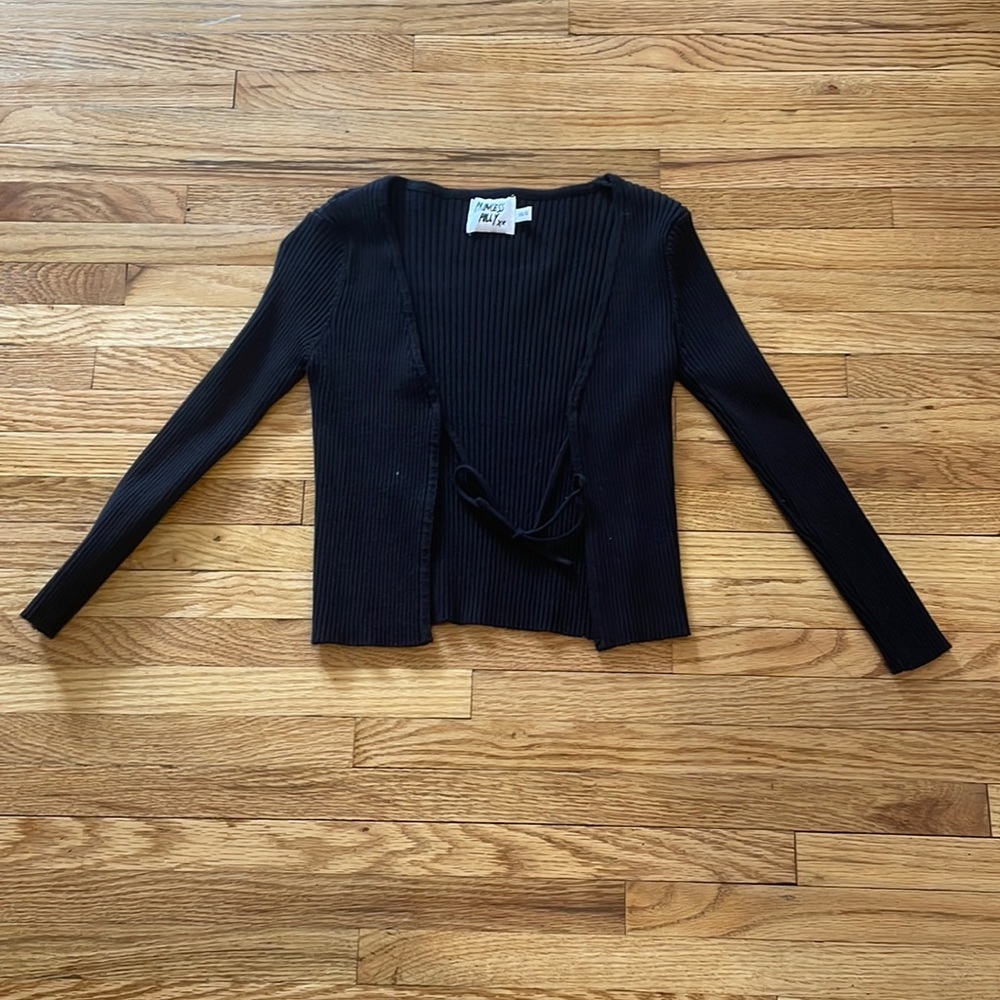 Cute black princess Polly tie cardigan, worn a few times, great condition